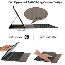 Laden Sie das Bild in den Galerie-Viewer, Tastatur Schutzhülle für iPad Mini 7,9 Zoll, Bluetooth Tastatur-Hülle Kompatibel mit iPad Mini 5/4/3/2/1, Ultradünn Magnetisch Abnehmbare PU-Lederhülle und Multi-Winkel-Ständer mit Pencil Halter