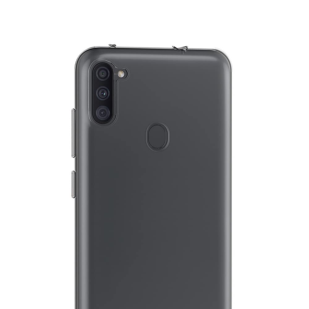 AICEK Hülle Compatible für Samsung Galaxy A11 / M11 Transparent Silikon Schutzhülle für Samsung Galaxy A11 Case Clear Durchsichtige TPU Bumper Samsung Galaxy M11 Handyhülle (6,4 Zoll)