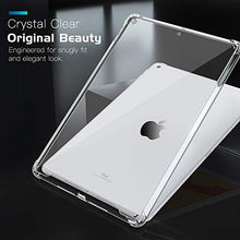 Laden Sie das Bild in den Galerie-Viewer, MoKo Hülle Kompatibel mit Neu iPad 8. Generation 10.2" 2020 / iPad 7. Generation 2019, Stoßfest Schutzhülle mit Verstärkt Ecken TPU Bumper Kratzfest Transparent Hart Rückseite Abdeckung - Transparent
