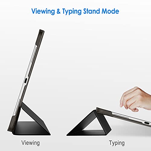 JETech Hülle Kompatibel iPad Pro 11 Zoll, Modelle 2021/2020, Kompatibel mit Pencil, Intelligent Abdeckung Schlafen/Wachen, Schwarz