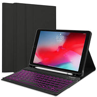 Tastatur Schutzhülle für iPad Mini 7,9 Zoll, Bluetooth Tastatur-Hülle Kompatibel mit iPad Mini 5/4/3/2/1, Ultradünn Magnetisch Abnehmbare PU-Lederhülle und Multi-Winkel-Ständer mit Pencil Halter