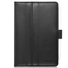 Laden Sie das Bild in den Galerie-Viewer, KAVAJ Lederhülle London geeignet für Apple iPad Mini 5 (2019) & 4 Hülle Echtleder Case Schwarz aus echtem Leder mit Stand und Auto Schlaf/Aufwachen Funktion. Dünnes Smart-Cover Schutzhülle