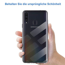 Laden Sie das Bild in den Galerie-Viewer, Whew Hülle Kompatibel mit Samsung Galaxy A20s, Anti-Vergilbung TPU Transparent Case Silikon Ultradünn Weich Schutzhülle, Kratzfest Stoßfest Durchsichtige Handyhülle Kompatibel mit Samsung Galaxy A20s