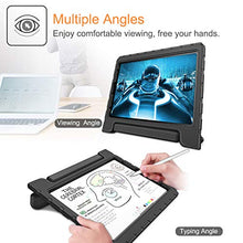 Laden Sie das Bild in den Galerie-Viewer, Fintie Case for iPad Air 4th Generation 10.9" 2020, iPad Pro 11-inch (3rd generation) 2021 / iPad Pro 11 2020 & 2018 - Kiddie Lightweight Shockproof Kids Friendly Stand Cover, Pencil Holder, Black