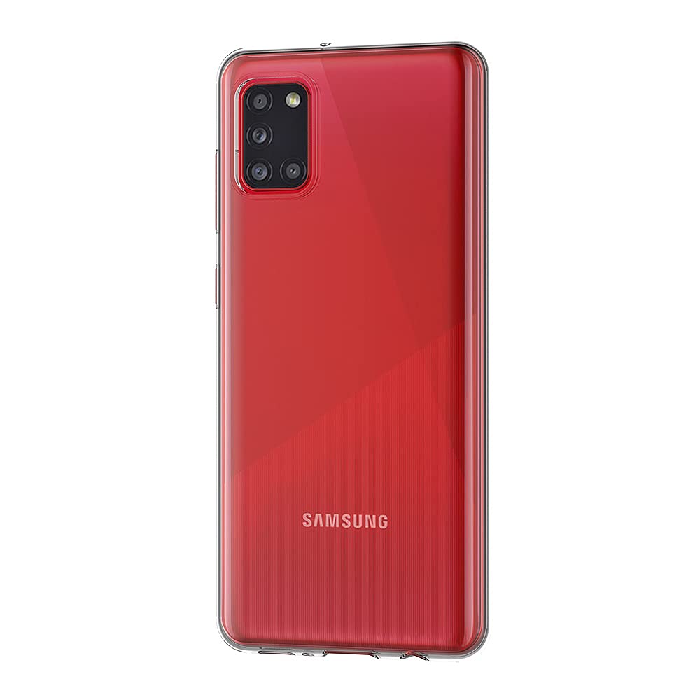 AICEK Hülle Compatible für Samsung Galaxy A31 Transparent Silikon Schutzhülle für Samsung A31 Case Clear Durchsichtige TPU Bumper Galaxy A31 Handyhülle (6,4 Zoll)
