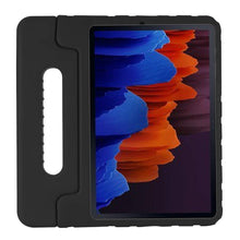 Laden Sie das Bild in den Galerie-Viewer, Die Schutzhülle für Kinder ist geeignet für Samsung Galaxy Tab S7 + Plus T970 / T975 Schutzhülle für Tablet, leicht, EVA, stoßabsorbierend und mit Griff (schwarz)