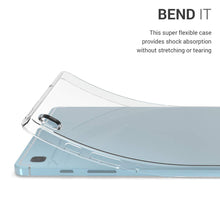 Laden Sie das Bild in den Galerie-Viewer, kwmobile Hülle kompatibel mit Samsung Galaxy Tab S6 Lite - Silikon Tablet Cover Case Schutzhülle Transparent