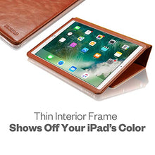 Laden Sie das Bild in den Galerie-Viewer, KAVAJ Lederhülle Berlin geeignet für Apple iPad 8 iPad 7 2020/2019 10.2" Hülle Echtleder Case Cognac-Braun aus echtem Leder mit Stand und Auto Schlaf/Aufwachen Funktion. Dünnes Smart-Cover Schutzhülle