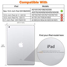 Laden Sie das Bild in den Galerie-Viewer, MoKo Hülle Kompatibel mit Neu iPad 8. Generation 10.2" 2020 / iPad 7. Generation 2019, Stoßfest Schutzhülle mit Verstärkt Ecken TPU Bumper Kratzfest Transparent Hart Rückseite Abdeckung - Transparent