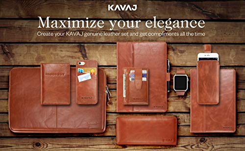 KAVAJ Lederhülle London geeignet für Apple iPad Mini 5 (2019) & 4 Hülle Echtleder Case Cognac-Braun aus echtem Leder mit Stand und Auto Schlaf/Aufwachen Funktion. Dünnes Smart-Cover Schutzhülle