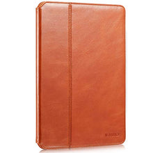 Laden Sie das Bild in den Galerie-Viewer, KAVAJ Lederhülle Berlin geeignet für Apple iPad Air 4 10.9" 2020 Hülle Echtleder Case Cognac-Braun aus echtem Leder mit Stand und Auto Schlaf/Aufwachen Funktion. Dünnes Smart-Cover Schutzhülle
