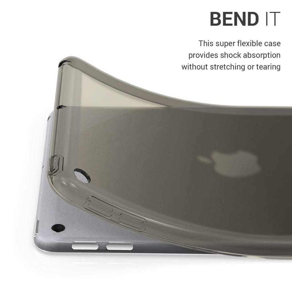 kwmobile Hülle kompatibel mit Apple iPad Mini 5 (2019) - Silikon Tablet Cover Case Schutzhülle Schwarz Transparent