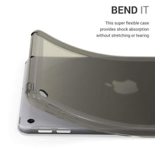 Laden Sie das Bild in den Galerie-Viewer, kwmobile Hülle kompatibel mit Apple iPad Mini 5 (2019) - Silikon Tablet Cover Case Schutzhülle Schwarz Transparent