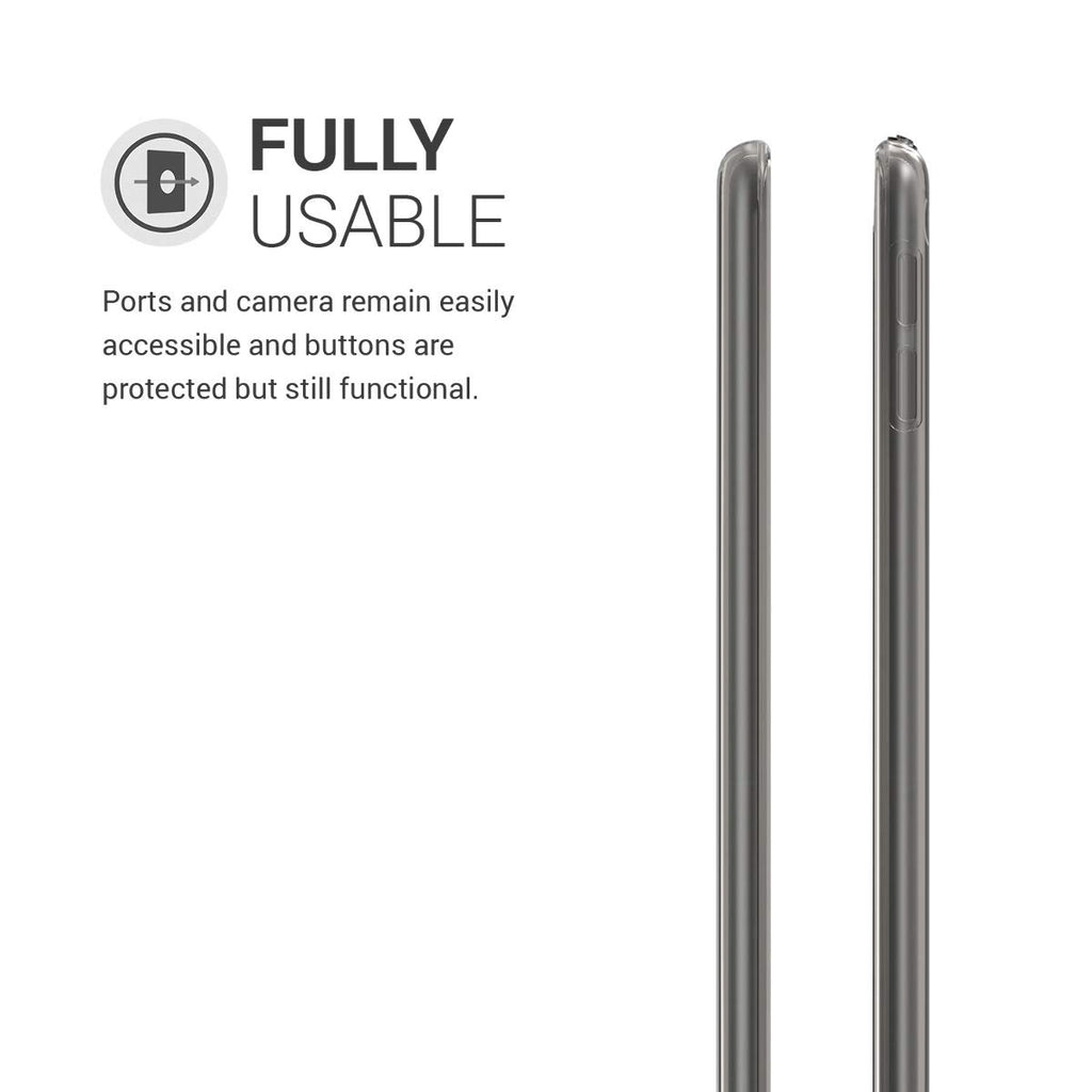 kwmobile Hülle kompatibel mit Apple iPad Mini 5 (2019) - Silikon Tablet Cover Case Schutzhülle Schwarz Transparent