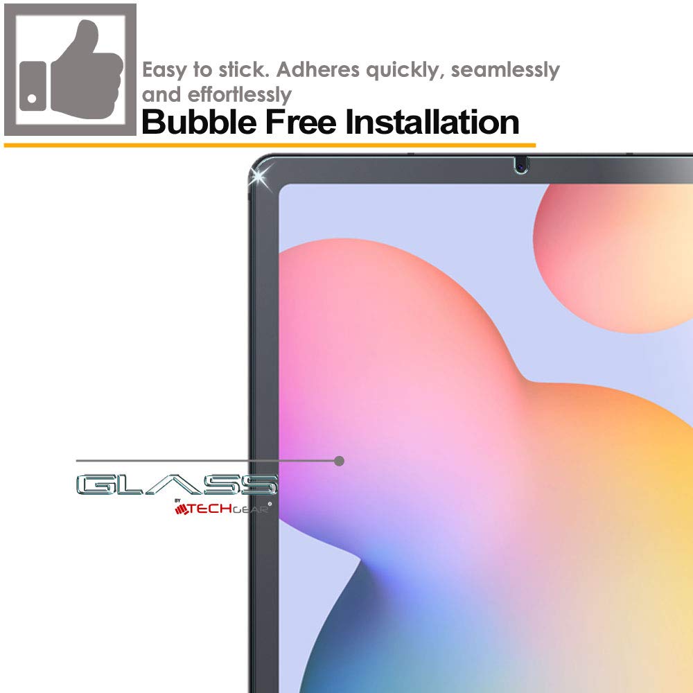 TECHGEAR Matt Panzerglas für Samsung Tab S6 Lite 10.4 Zoll, Matte Blendschutz Panzerglas Auflage, Gehärtetes Glas Displayschutzfolie kompatibel mit Samsung Galaxy Tab S6 Lite SM-P610 / P615