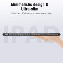 Laden Sie das Bild in den Galerie-Viewer, Dadanism Transparent Hülle Kompatibel mit iPad 10,9" 2020 iPad Air 4. Generation, Schlank Stoßfest Schutzhülle mit Weich Rundum schützend TPU Kante für iPad Air 4 Generation, Schwarz