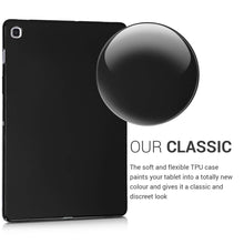Laden Sie das Bild in den Galerie-Viewer, kwmobile Hülle kompatibel mit Samsung Galaxy Tab S5e - Silikon Tablet Cover Case Schutzhülle Schwarz matt