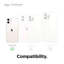 Laden Sie das Bild in den Galerie-Viewer, elago Liquid Silicone Case Kompatibel mit iPhone 12 Mini Hülle (5,4"), Hochwertiges Silikon, Rundumschutz Handyhülle : 3-Layer Struktur Schutzhülle (Schwarz)