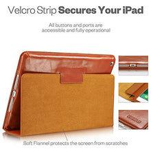 Laden Sie das Bild in den Galerie-Viewer, KAVAJ Lederhülle Berlin geeignet für Apple iPad 8 iPad 7 2020/2019 10.2" Hülle Echtleder Case Cognac-Braun aus echtem Leder mit Stand und Auto Schlaf/Aufwachen Funktion. Dünnes Smart-Cover Schutzhülle