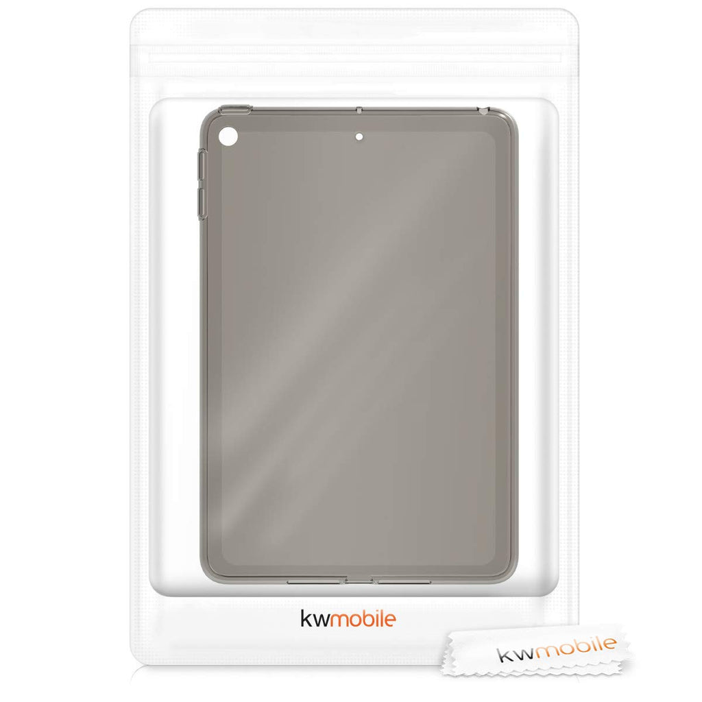 kwmobile Hülle kompatibel mit Apple iPad Mini 5 (2019) - Silikon Tablet Cover Case Schutzhülle Schwarz Transparent