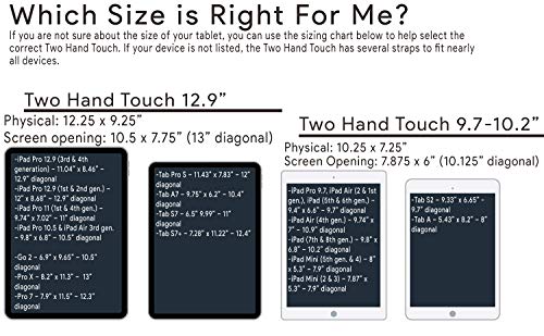 Gig Gear Two Hand Touch Tablet Chest Harnesss. Compatible with iPad/Galaxy/Surface - Rugged, Heavy Duty, Durable Case and Chest Pack (Devices Up to 10.2 Inch)