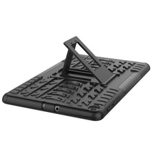 Laden Sie das Bild in den Galerie-Viewer, HoYiXi Samsung Galaxy Tab A 10.1 2019 Tablette Hülle Stoßfeste Doppelte Schutzhülle mit Ständer Anti-Drop Cover Case für Samsung Galaxy Tab A 10.1 T510/T515 2019 - schwarz