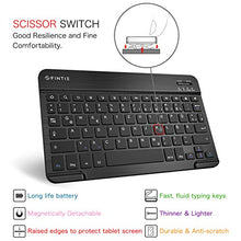 Laden Sie das Bild in den Galerie-Viewer, Fintie Tastatur Hülle für Lenovo Tab M10 HD (2nd Gen) 2020 10,1", Slim Schutzhülle mit magnetisch Abnehmbarer QWERTZ Bluetooth Keyboard für Lenovo Tab M10 HD Plus TB-X306X/TB-X306F, Schwarz