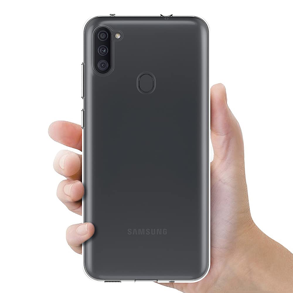 AICEK Hülle Compatible für Samsung Galaxy A11 / M11 Transparent Silikon Schutzhülle für Samsung Galaxy A11 Case Clear Durchsichtige TPU Bumper Samsung Galaxy M11 Handyhülle (6,4 Zoll)