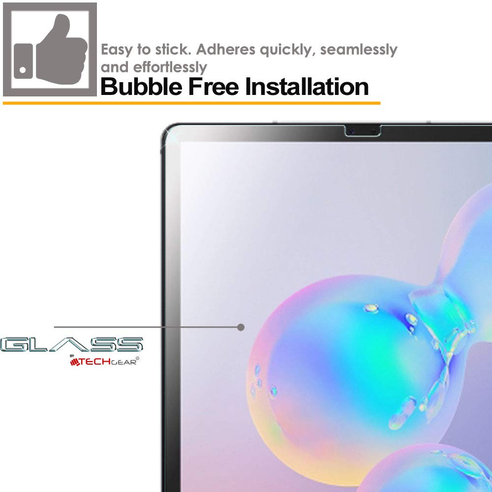 TECHGEAR Galaxy Tab S6 10,5 Matt Panzerglas (SM-T860 SM-T865 Serie) - Matte Blendschutz Panzerglas Auflage, Original-gehärtetes Glas-Displayschutzfolie kompatibel mit Samsung Galaxy Tab S6 10,5