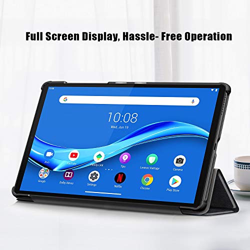 VOVIPO Ultra Schlank Slim Schutzhülle Hochwertiges PU mit Standfunktion Perfekt Geeignet für Lenovo Tab M10 FHD Plus (2nd Gen) 10.3 TB-X606F