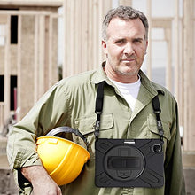 Laden Sie das Bild in den Galerie-Viewer, ProCase iPad Pro 11 Inch Case 2021 2020 2018, Rugged Heavy Duty Shockproof Cover with Hand Strap Shoulder Strap for iPad Pro 11" 3rd 2nd 1st Generation -Black