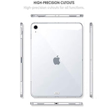 Laden Sie das Bild in den Galerie-Viewer, HBorna Silikon Hülle für 10.9" iPad Air 4th Generation (2020), Ultradünne Klare Weiche TPU Cover für das iPad Air 4 10.9 Zoll (Modell: A2324/ A2072), Transparent