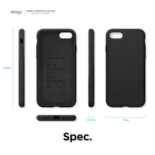 Laden Sie das Bild in den Galerie-Viewer, elago Liquid Silicone Case Kompatibel mit iPhone SE 2020 Hülle & Kompatibel mit iPhone 8 Hülle & Kompatibel mit iPhone 7 Hülle, Rundumschutz Handyhülle, Schutzhülle mit 3-Layer Struktur (Schwarz)