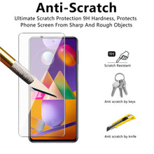 Laden Sie das Bild in den Galerie-Viewer, ELYCO Panzerglas Schutzfolie für Samsung Galaxy M31S, 9H Härte Gehärtetes Glas Panzerglasfolie Bläschenfrei Anti-Öl/Anti-Kratzer/Anti-Fall HD Displayschutzfolie für Samsung Galaxy M31S