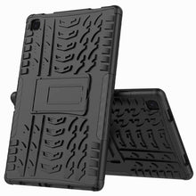 Laden Sie das Bild in den Galerie-Viewer, HoYiXi Tablette Hülle für Samsung Galaxy Tab A7 10.4 2020 Stoßfeste Doppelte Schutzhülle mit Ständer Anti-Drop Cover Case für Samsung Galaxy Tab A7 2020 T500/T505 - schwarz