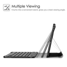 Laden Sie das Bild in den Galerie-Viewer, Fintie Tastatur Hülle für Samsung Galaxy Tab S5e 10.5 SM-T720/T725 2019 Tablet-PC - Ultradünn leicht Schutzhülle mit magnetisch Abnehmbarer drahtloser Deutscher Bluetooth Tastatur, Schwarz