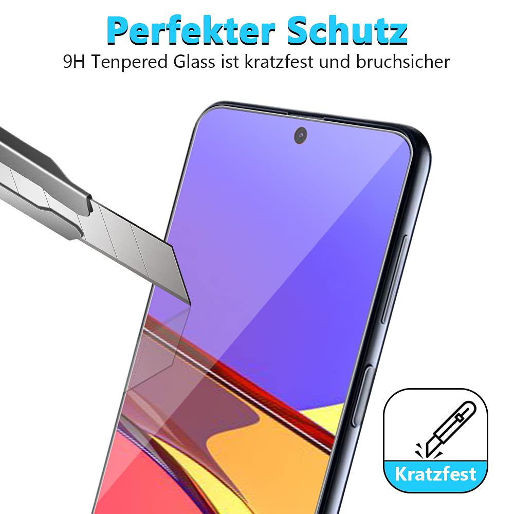 Zinking Panzerglas kompatibel mit Samsung Galaxy M51, Bläschenfrei Panzerglasfolie, 9H Härte, Anti- Kratzer, Hülle Freundllich, HD-Klar Panzerglasfolie, Displayschutzfolie für Samsung M51