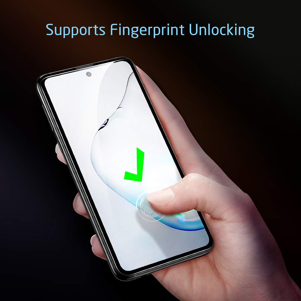 ESR Display Schutzfolie kompatibel mit dem Samsung Galaxy Note 10 Lite - Panzerglas Schutzfolie für das Samsung Galaxy Note 10 Lite (2020)