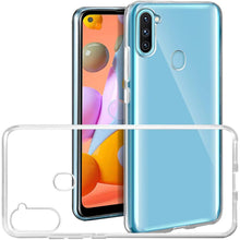 Laden Sie das Bild in den Galerie-Viewer, Verco Handyhülle für Samsung M11 Case, Samsung A11 Handy Cover für Samsung Galaxy M11 Hülle Transparent Dünn Klar Silikon, durchsichtig