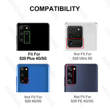 Laden Sie das Bild in den Galerie-Viewer, HOOMIL Handyhülle für Samsung Galaxy S20 Plus Hülle Leder Tasche Flip Case Schutzhülle Kompatibel mit Samsung S20 Plus Hülle Schwarz