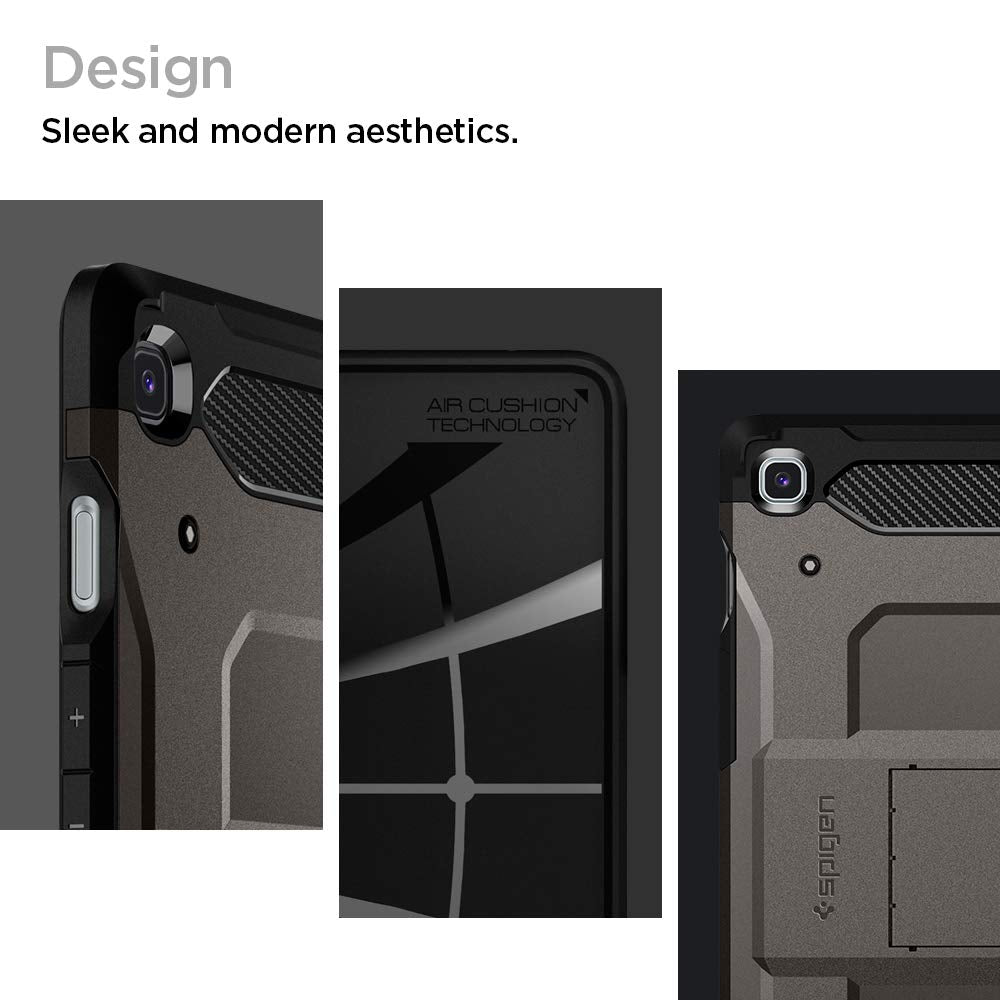 Spigen Tough Armor TECH Kompatibel mit Samsung Galaxy Tab S5e Hülle (2019) T720 / T725 - Gunmetal