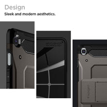 Laden Sie das Bild in den Galerie-Viewer, Spigen Tough Armor TECH Kompatibel mit Samsung Galaxy Tab S5e Hülle (2019) T720 / T725 - Gunmetal