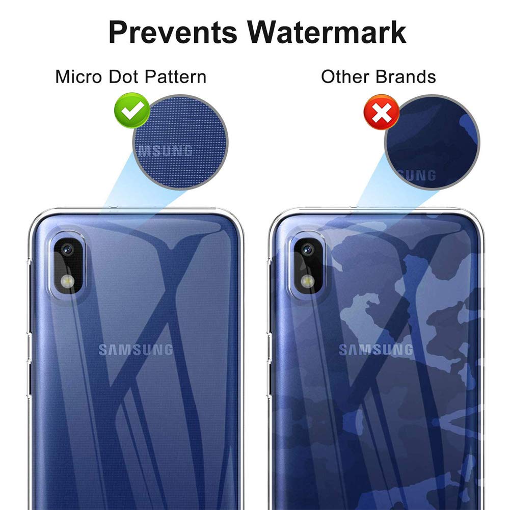 Amonke Hülle Durchsichtige Für Samsung Galaxy A10, Silikon Transparent Handyhülle für Samsung Galaxy A10, Ultra Dünn TPU Case Cover Durchsichtige Handytasche Schutzhülle Samsung Galaxy A10