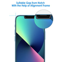 Laden Sie das Bild in den Galerie-Viewer, JETech Schutzfolie Kompatibel mit iPhone 13/13 Pro 6,1 Zoll, Gehärtetem Glas Panzerglas mit Einfaches Installationswerkzeug, 2 Stück
