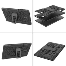 Laden Sie das Bild in den Galerie-Viewer, KATUMO Samsung Galaxy Tab A 10.5 (2018) SM-T590N/T595N Schutzhülle Cover, Rugged Heavy Duty Hard Back Case mit Kickstand für Samsung Galaxy Tab A SM-T590N/T595N 10.5 Zoll Tablet, schwarz