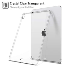 Laden Sie das Bild in den Galerie-Viewer, HBorna Silikon Hülle für 10.9" iPad Air 4th Generation (2020), Ultradünne Klare Weiche TPU Cover für das iPad Air 4 10.9 Zoll (Modell: A2324/ A2072), Transparent