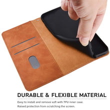 Laden Sie das Bild in den Galerie-Viewer, GOKEN Leder Folio Hülle für Oppo A74 5G / Oppo A54 5G, Lederhülle Brieftasche Mit Kartensteckplätzen, Premium Flip PU/TPU Handyhülle Schutzhülle Case Cover mit Ständer Funktion (Schwarz)