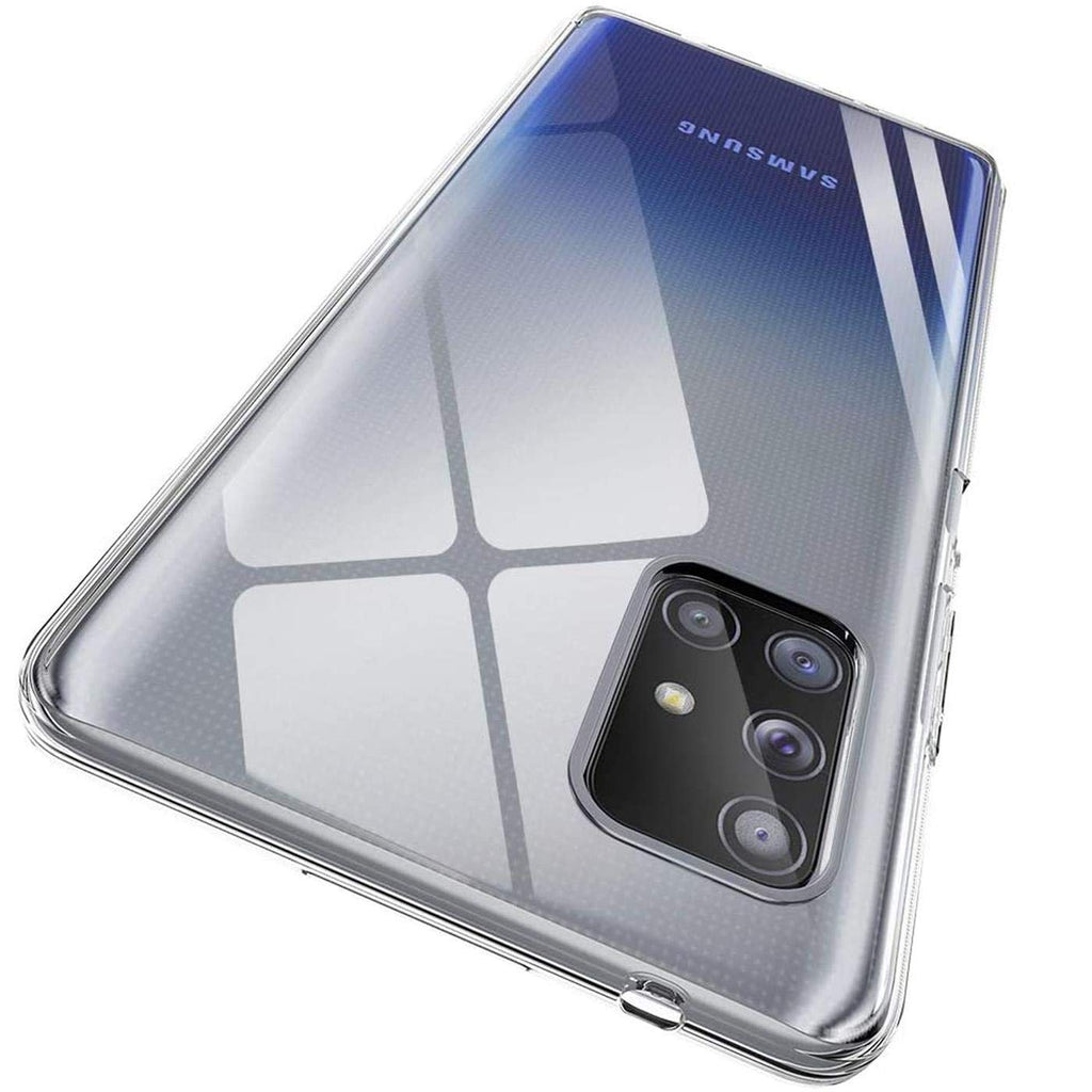 Verco Handyhülle für Samsung M31s Case, Handy Cover für Samsung Galaxy M31s Hülle Transparent Dünn Klar Silikon, durchsichtig