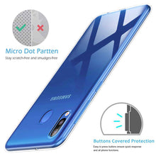 Laden Sie das Bild in den Galerie-Viewer, Amonke Transparent Kompatibel mit Samsung Galaxy M20 Hülle Silikon Durchsichtig Handyhülle TPU Dünn Stoßfest Fallschutz Bumper Slim Case Cover Schutzhülle für Samsung M20 6,3''