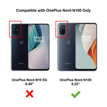 Laden Sie das Bild in den Galerie-Viewer, Cresee für OnePlus Nord N100 Hülle, PU Leder Handyhülle mit 3 Kartenfächer, Schutzhülle Case Tasche Magnetverschluss Flip Cover Stoßfest für Nord N100 (Schwarz)